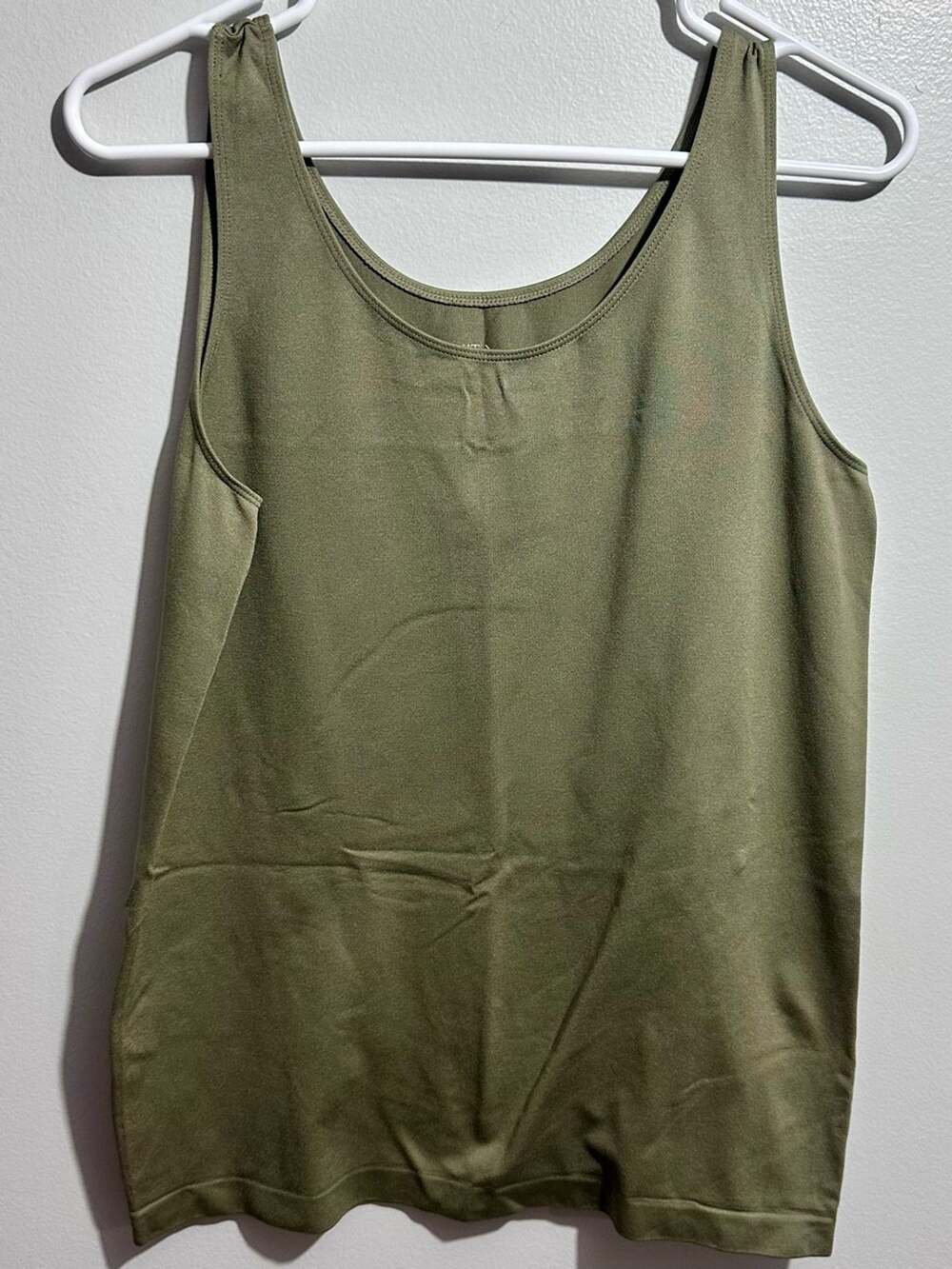 Cato Olive Green Scoop Neck Tank Top Size 18/20W (1349)